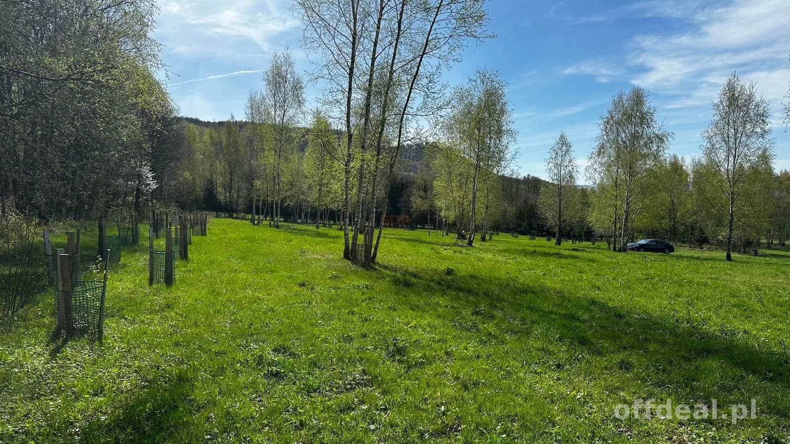 Działka o powierzchni około 2000 m2 w Nowej Wsi
