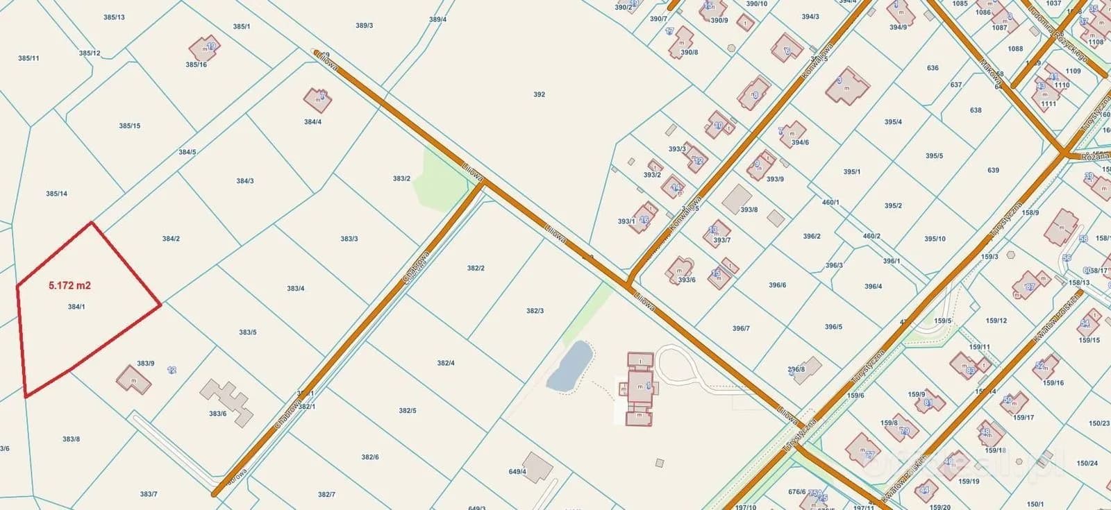 terrain à vendre à Zieleniewo | 5 172 m²