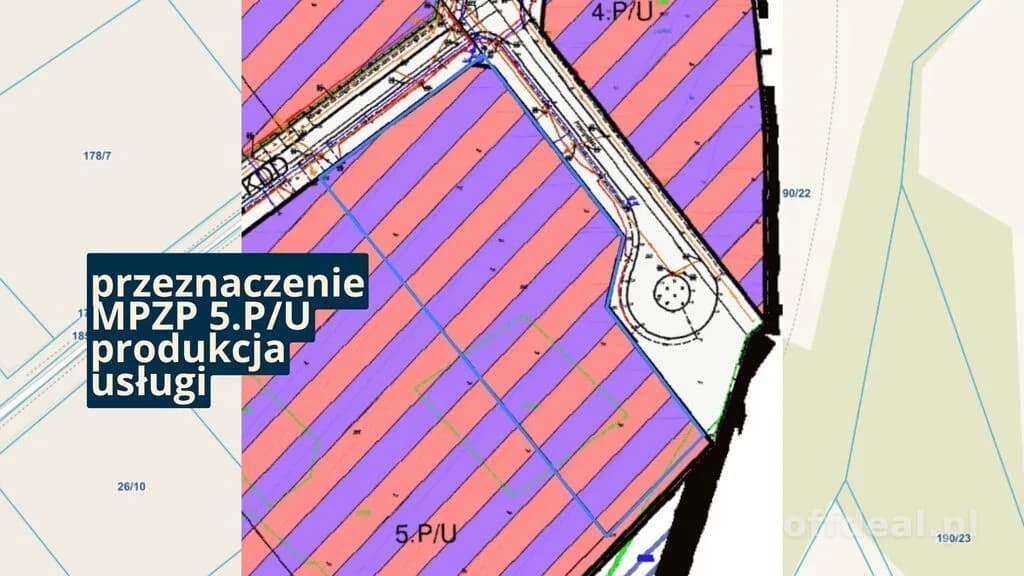 Orneta | działka 8668 m2 pod produkcję lub usługi