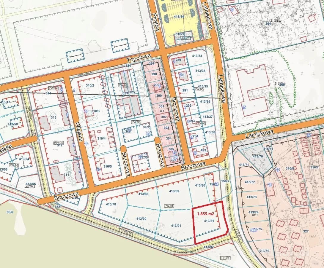 plot for sale in Mrzeżyno | 1,855 m²