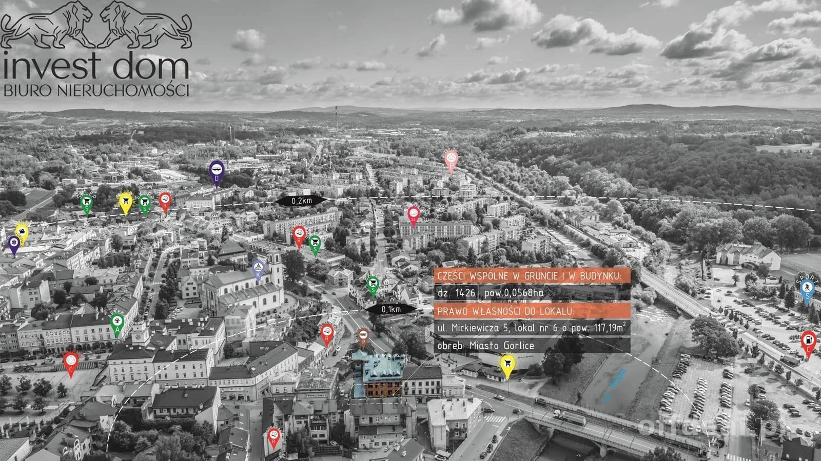 Funkcjonujący lokal użytkowy 117m2 w centrum Gorlic!