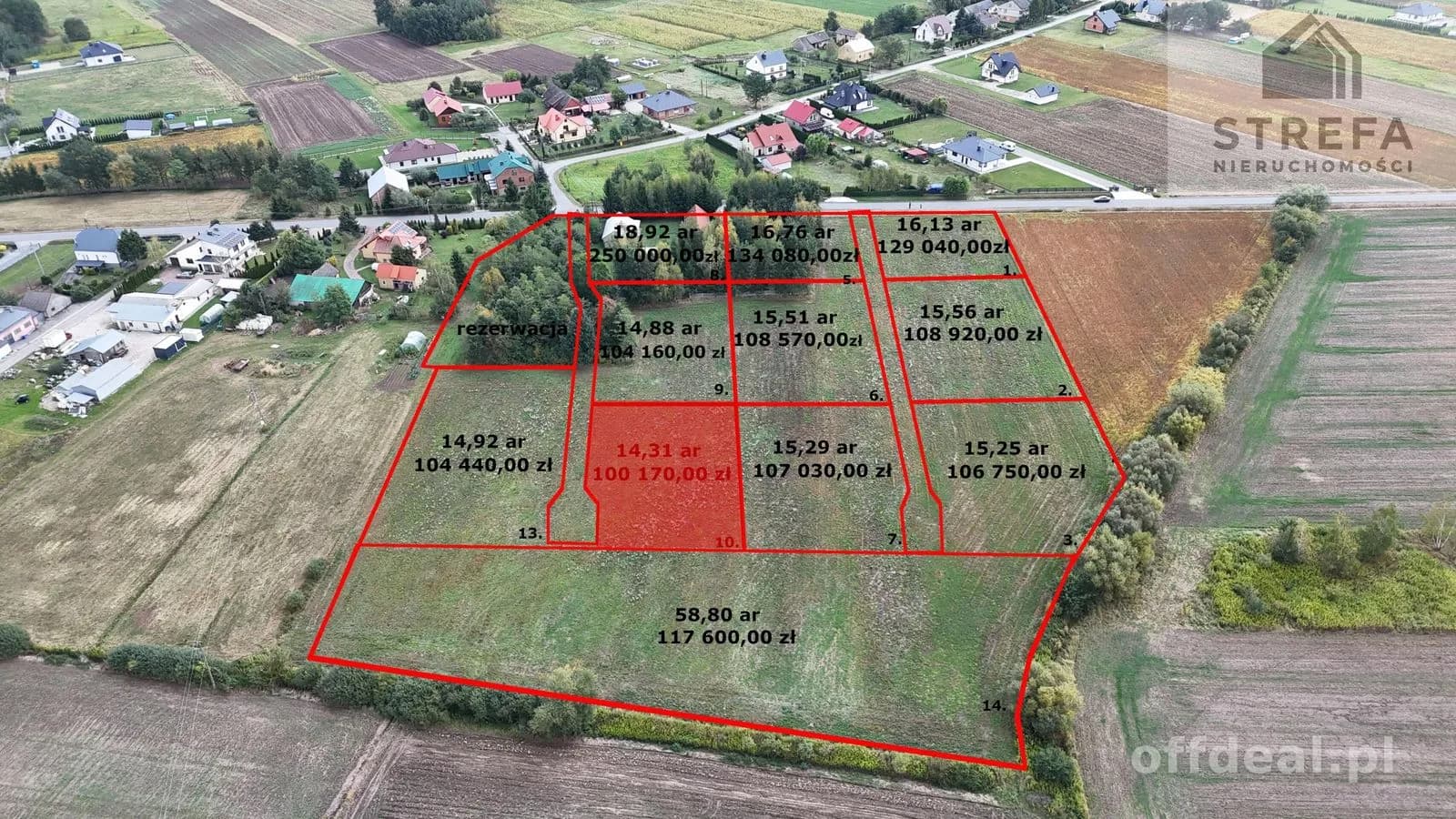 Zdjęcie 1: Działka, 1431 m², Wielopole
