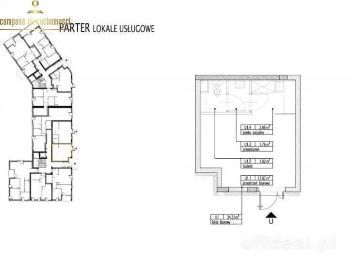 комерційна нерухомість на продаж у Siechnice | 24,51 m²