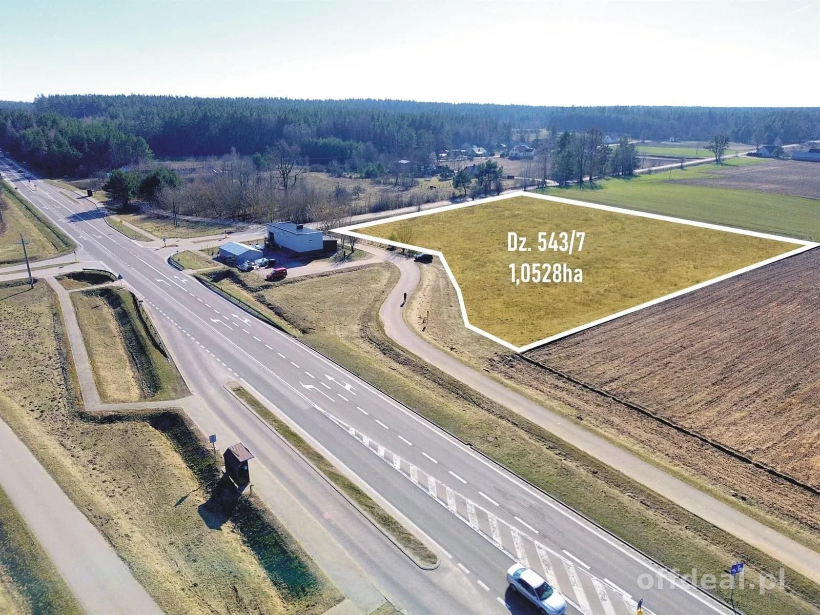 ділянка на продаж у Sztabin, Cisów | 10 528 m²