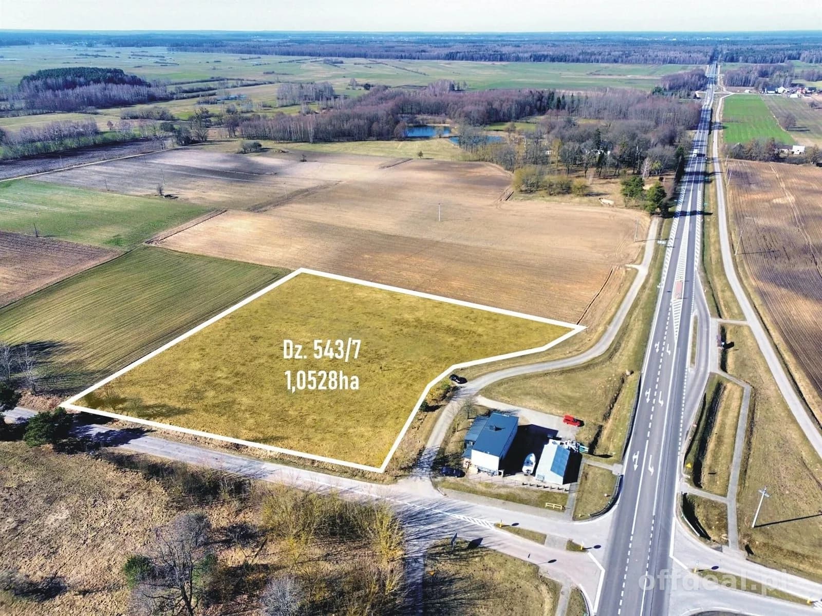 ділянка на продаж у Sztabin, Cisów | 10 528 m²