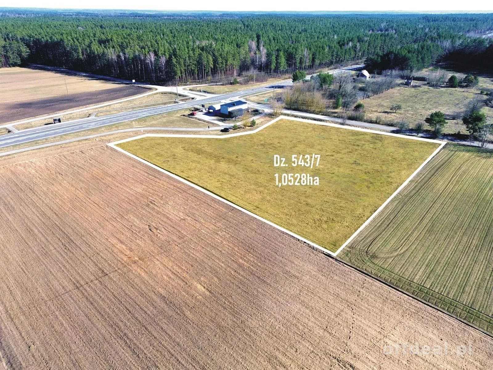 ділянка на продаж у Sztabin, Cisów | 10 528 m²