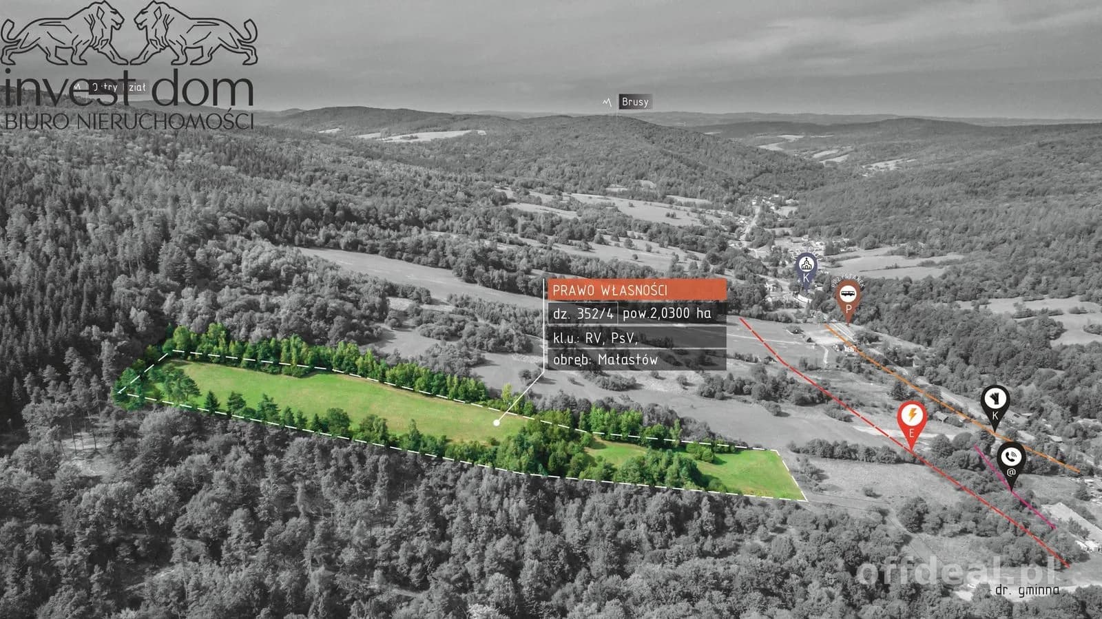 Zdjęcie 2: Działka, 20300 m², Małastów