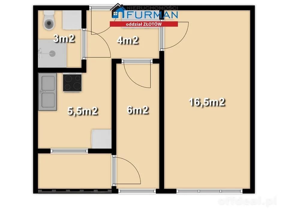 appartement à vendre à Złotów | 2 pièces | 35,2 m²