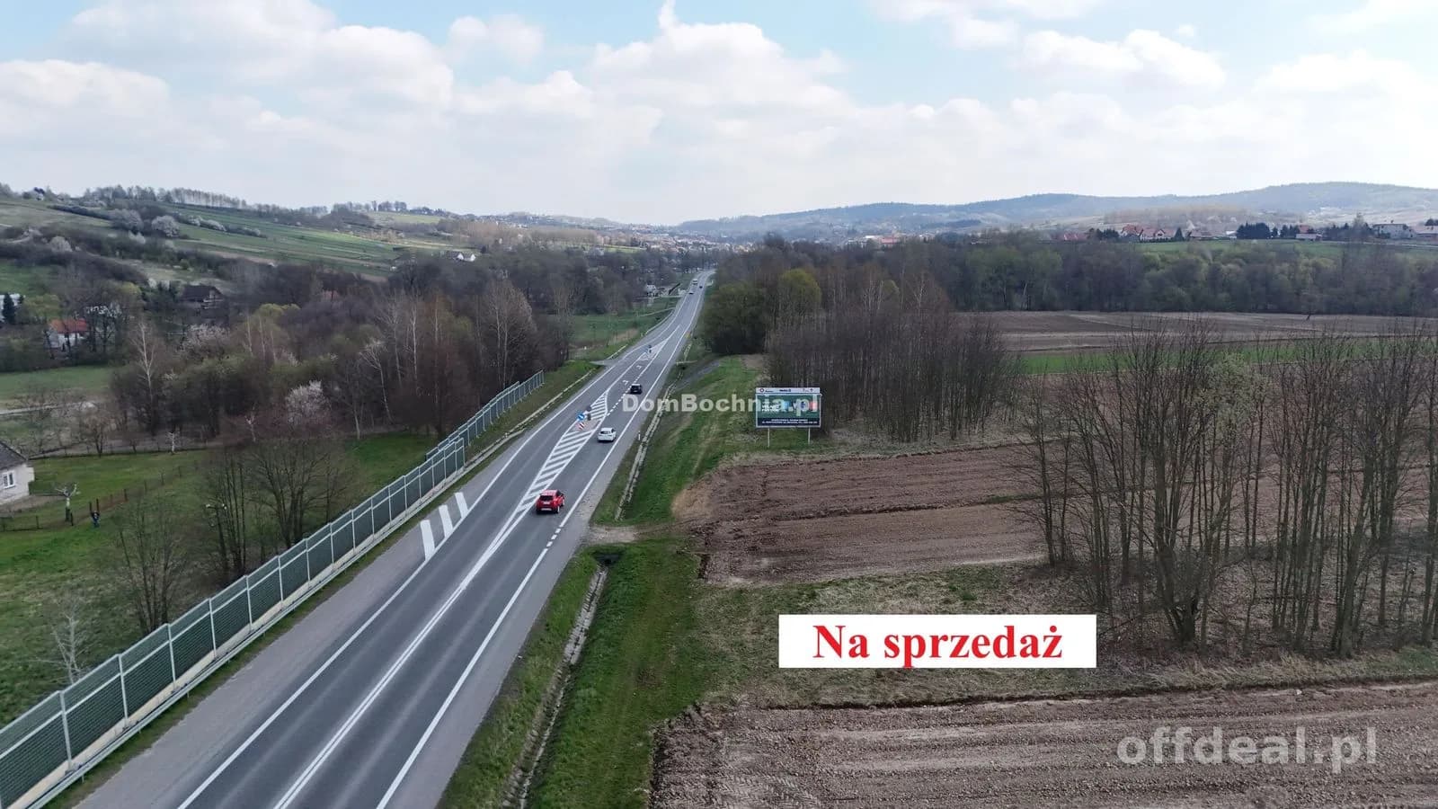 Moszczenica rola 72ary przy drodze E94