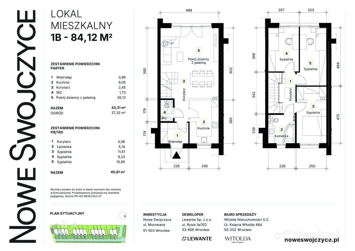 4-Zimmer Wohnung zum Verkauf in Wrocław, Psie Pole, Wojnów | 84,12 m²