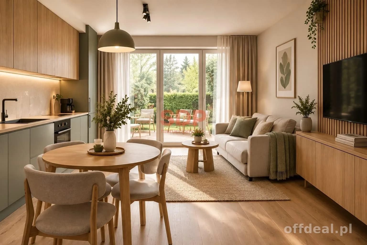 2-pokojowe mieszkanie z ogródkiem 115,62 m²