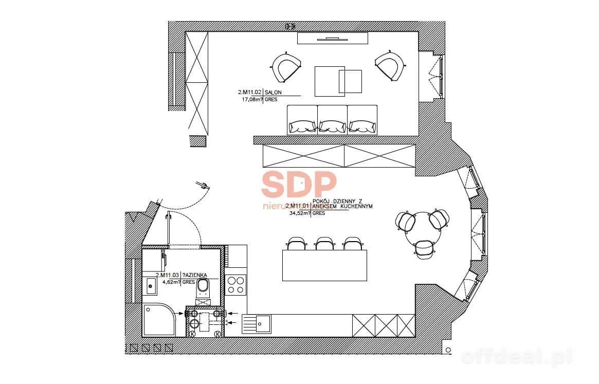 Foto 9: Wohnung, 2 rooms, 56 m², Łódź
