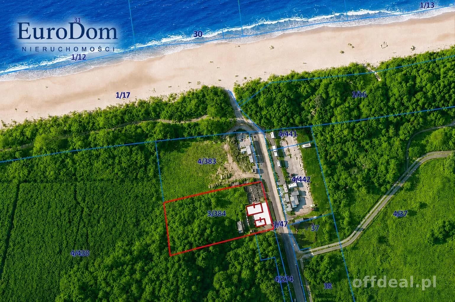 plot for sale in Kołobrzeg, Podczele | 2,962 m²
