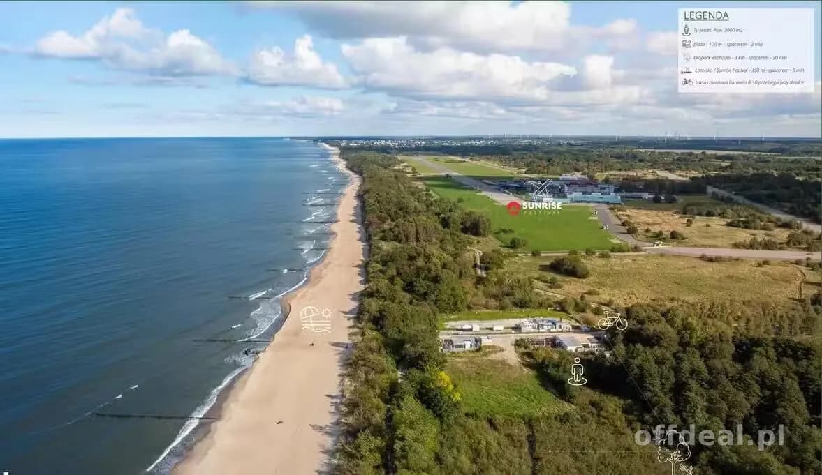 plot for sale in Kołobrzeg, Podczele | 2,962 m²