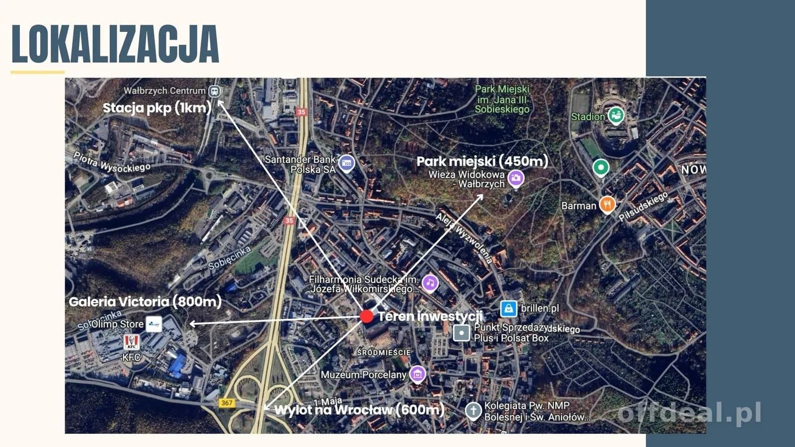 ділянка на продаж у Wałbrzych | 16 396 m²