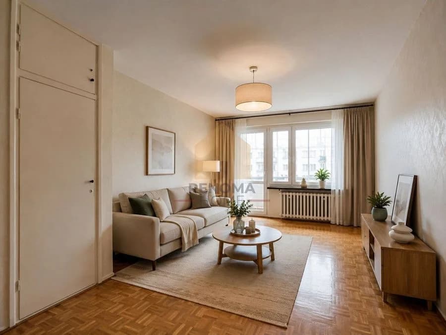 Centrum|4 pokoje|zabudowany balkon|parking