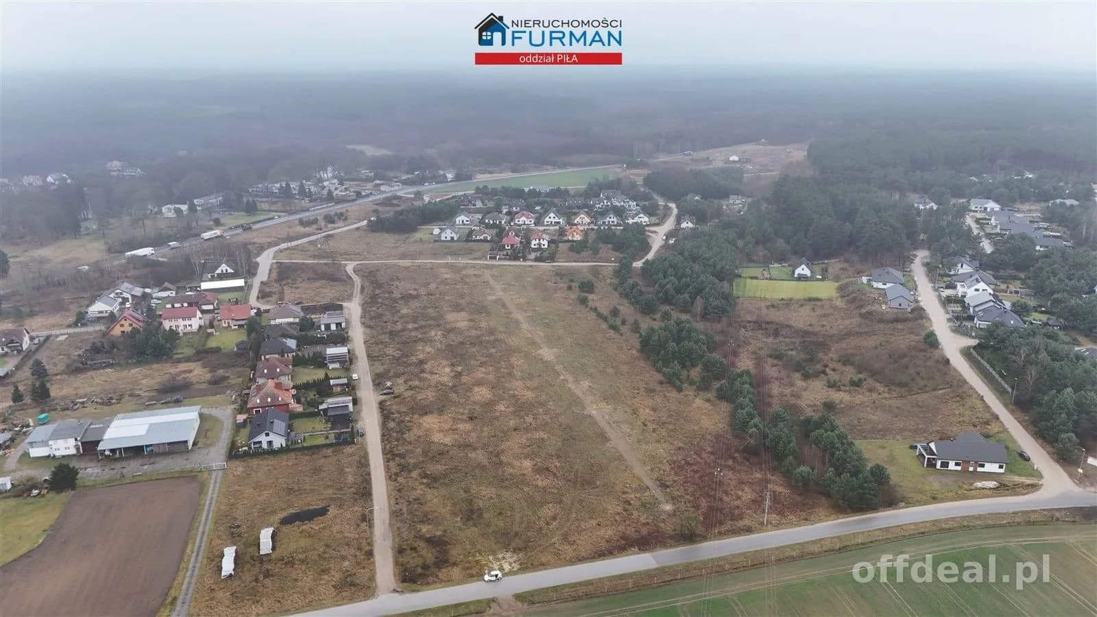 DZIAŁKA O POW. 1501m2, DOBRZYCA, GM. SZYDŁOWO
