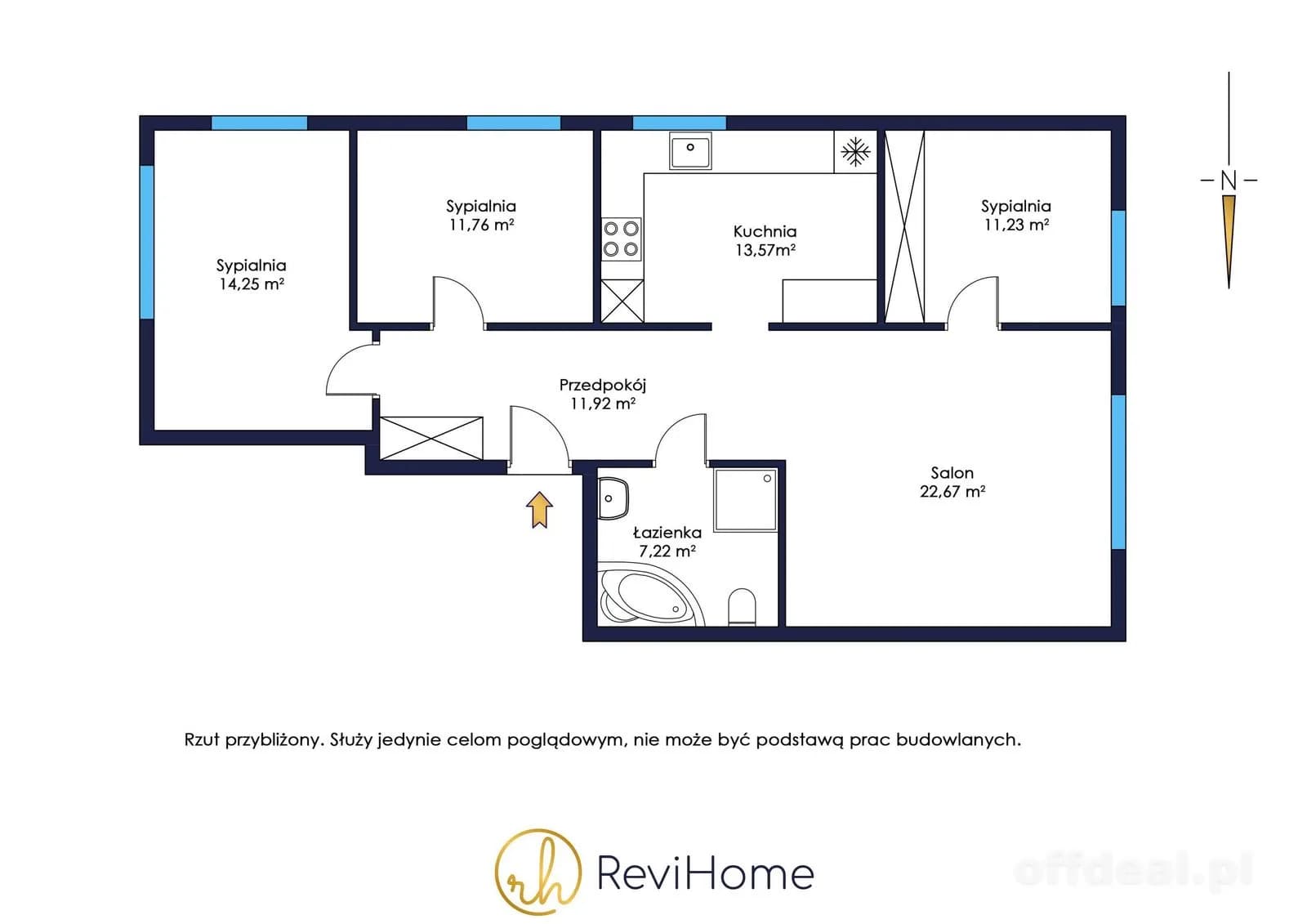 Zdjęcie 11: Mieszkanie, 4 pokoje, 93 m², Mysiadło