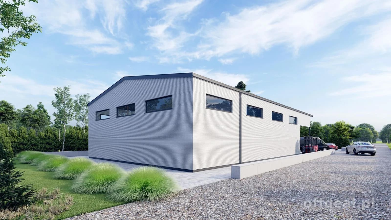 Gotowa baza pod firmę: 1300 m² + wjazd TIR + hala 380 m² | Dom