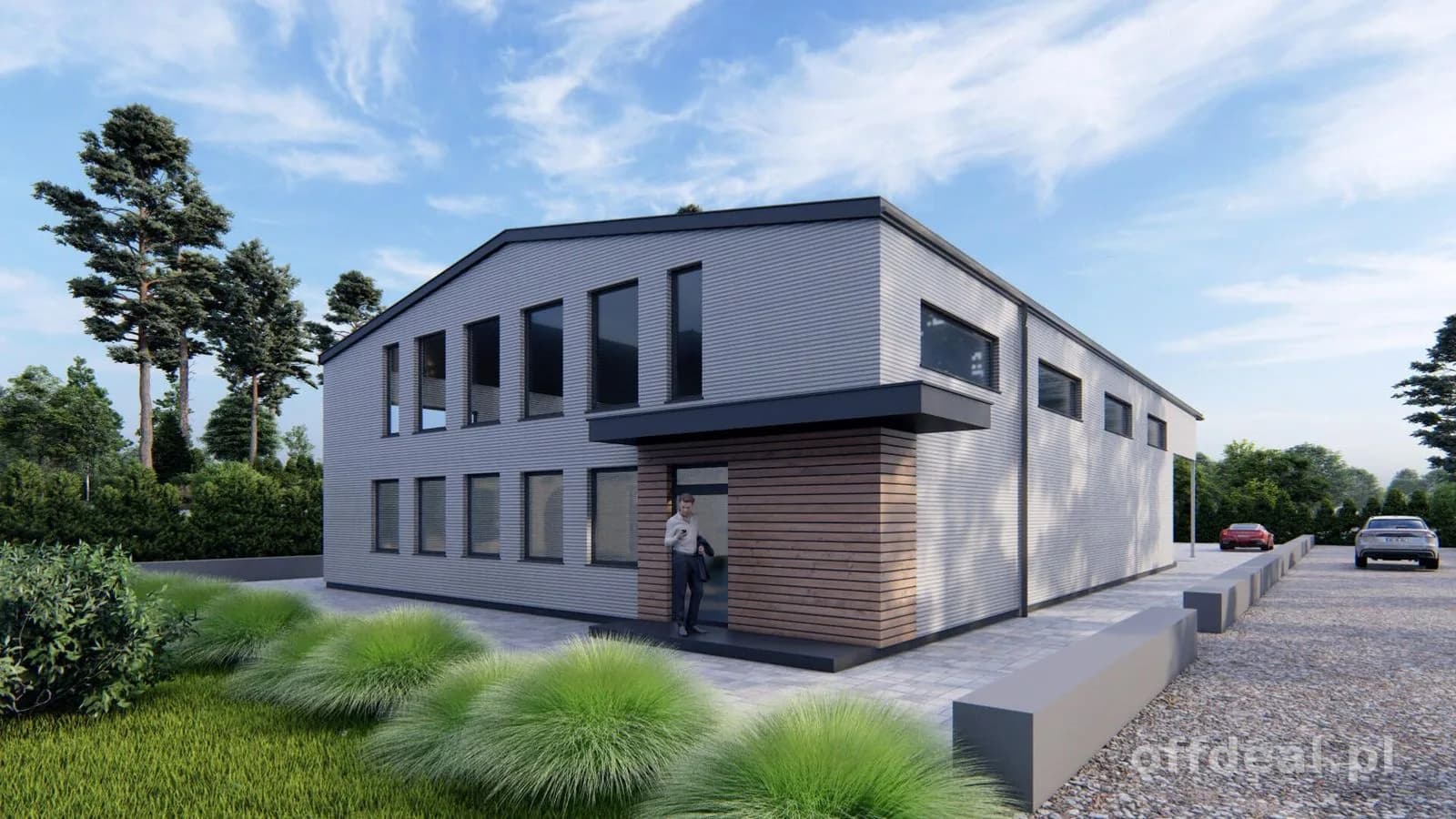 Gotowa baza pod firmę: 1300 m² + wjazd TIR + hala 380 m² | Dom
