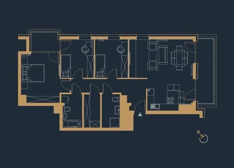 квартира на продаж у Ełk, Osiedle Jeziorna | 4-кімн. | 92,87 m²