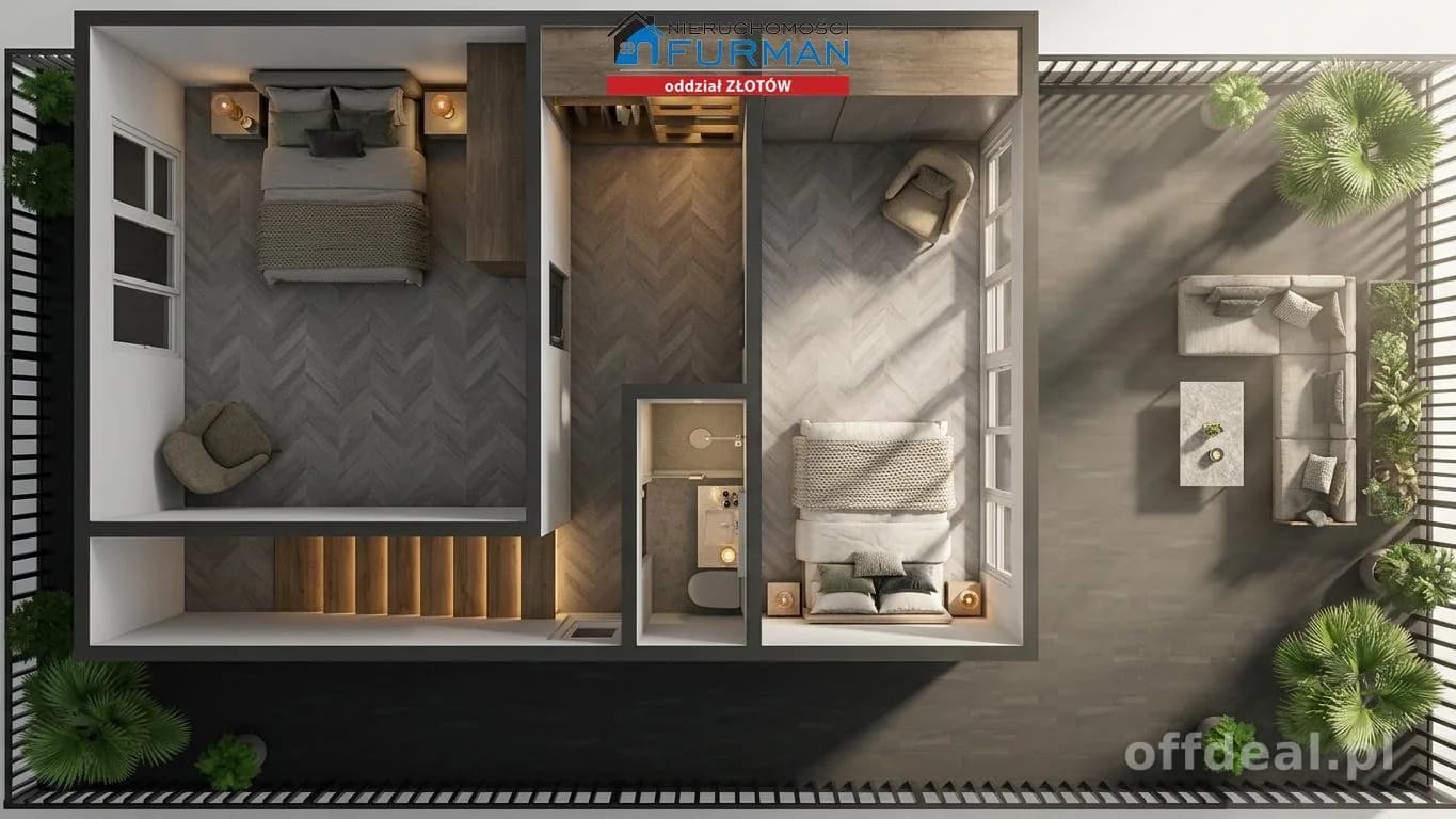Foto 2: Wohnung, 3 rooms, 66 m², Piła