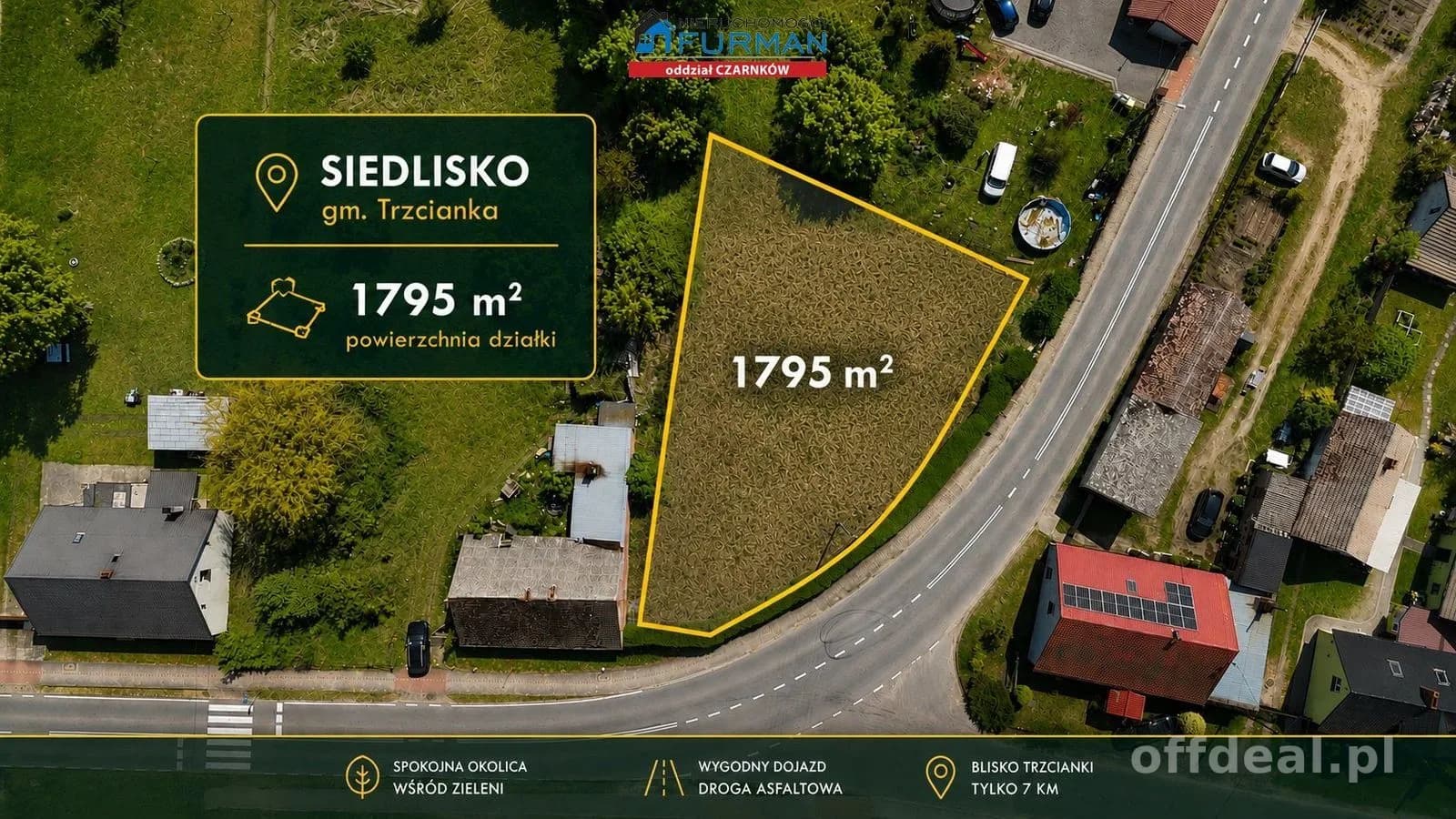 terrain à vendre à Siedlisko | 1 795 m²