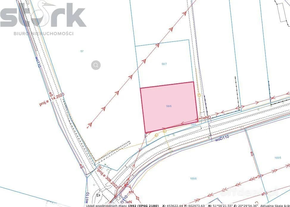 plot for sale in Mszczonów | 1,800 m²