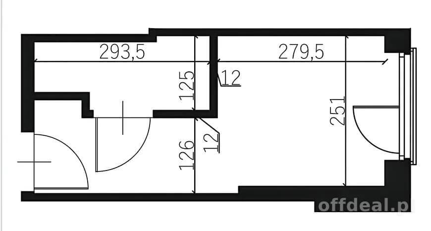 appartement à vendre à Ełk, Centrum | 1 pièces | 14,58 m²