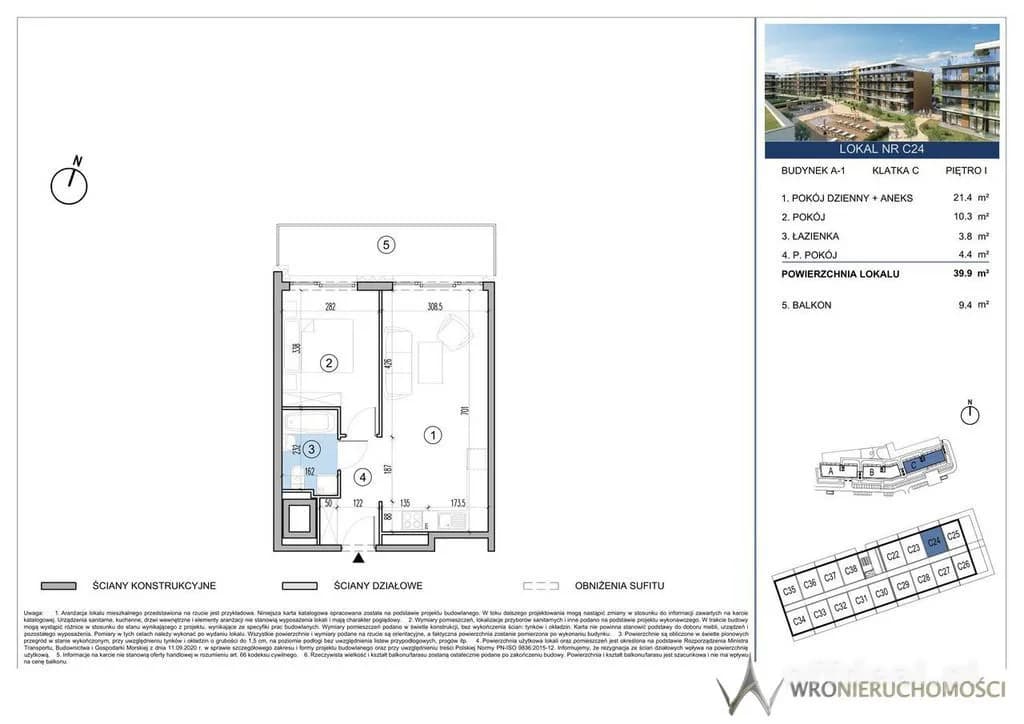Apartament w Dziwnowie 60 m. od plaży