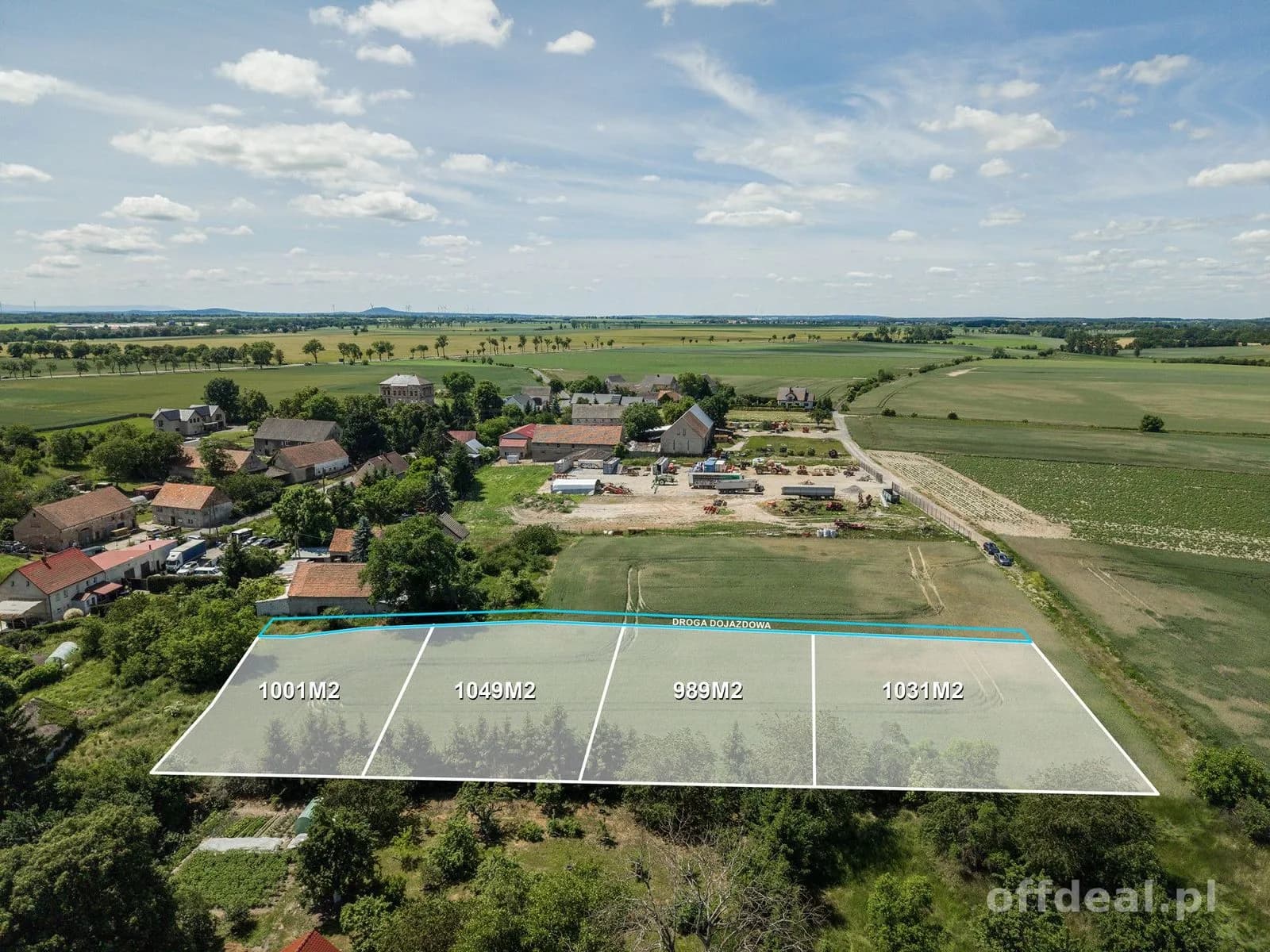 plot for sale in Dobroszów | 1,001 m²