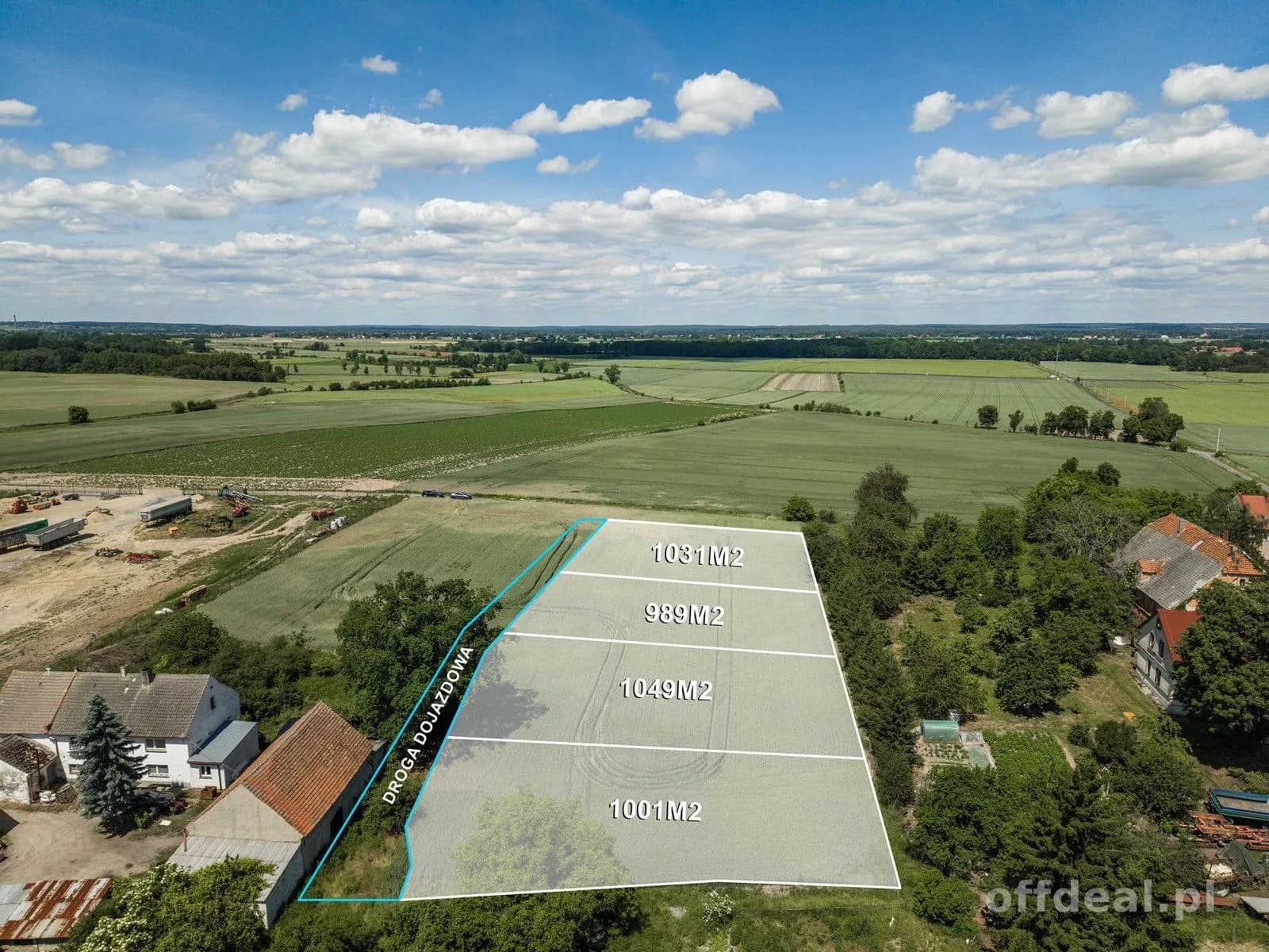 plot for sale in Dobroszów | 1,001 m²