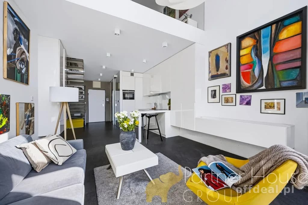 Loft 66 m² | 6 m wysokości | Qbik | Mokotów