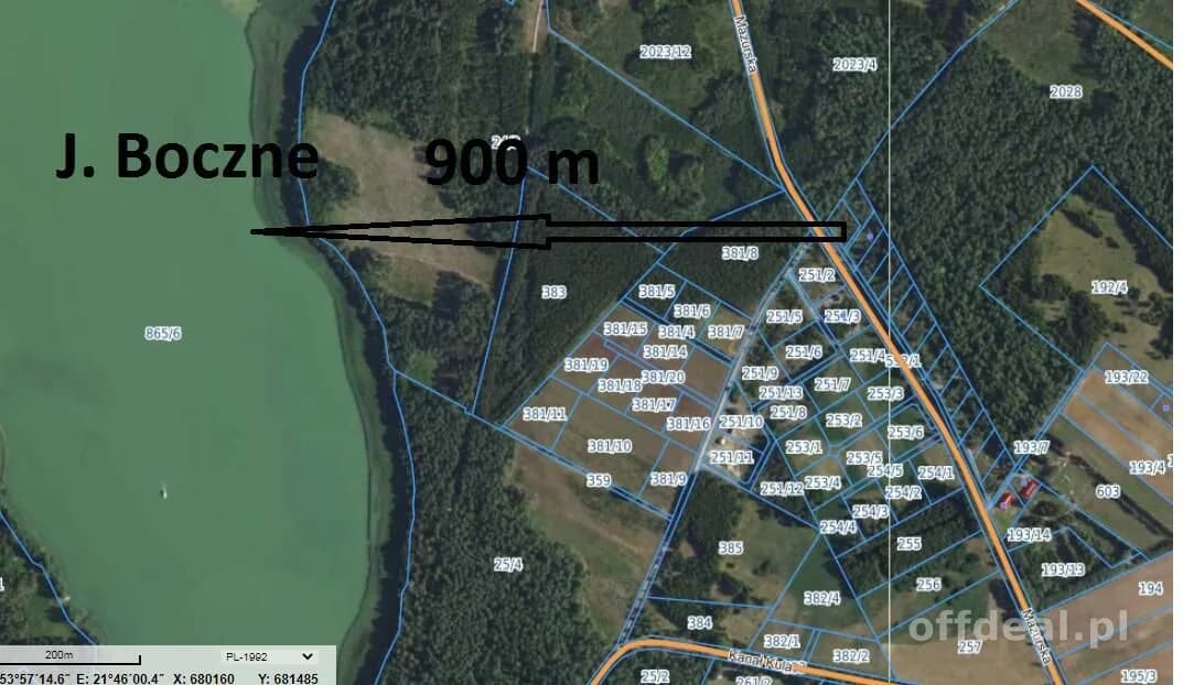 plot for sale in Rydzewo | 1,424 m²