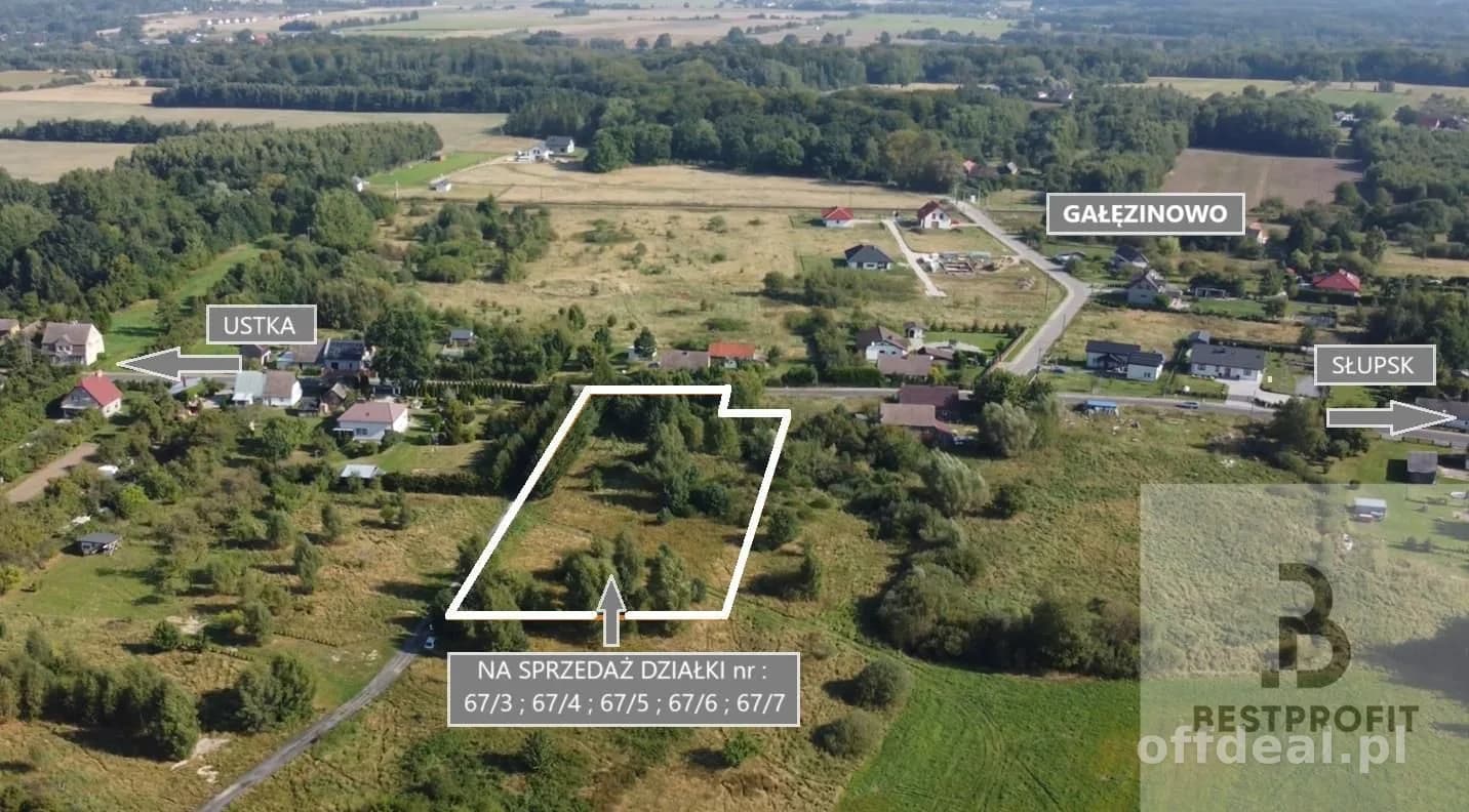 Sprzedam kompleks 5 działek Gałęzinowo,Słupsk,Ustka