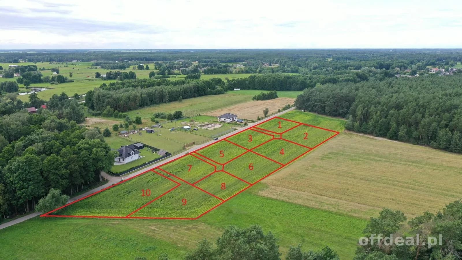 ділянка на продаж у Ptaki | 1 540 m²
