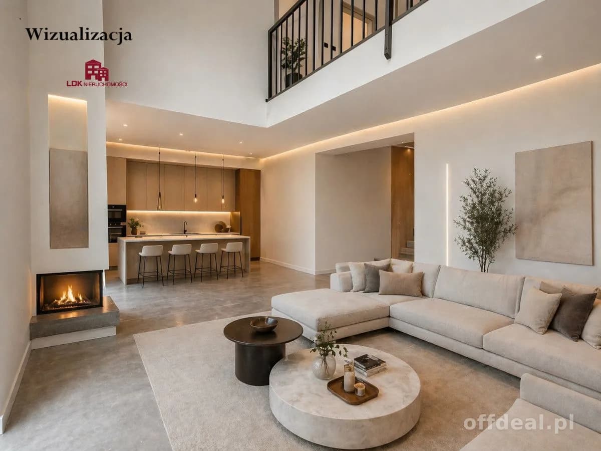 WYSOKI SALON 6 m | działka 409 m² - Płoty