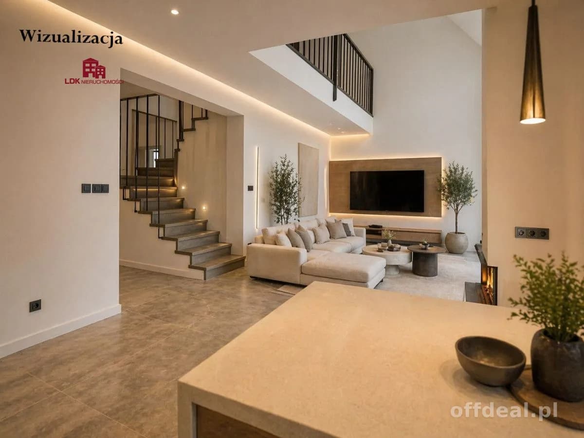 WYSOKI SALON 6 m | działka 409 m² - Płoty