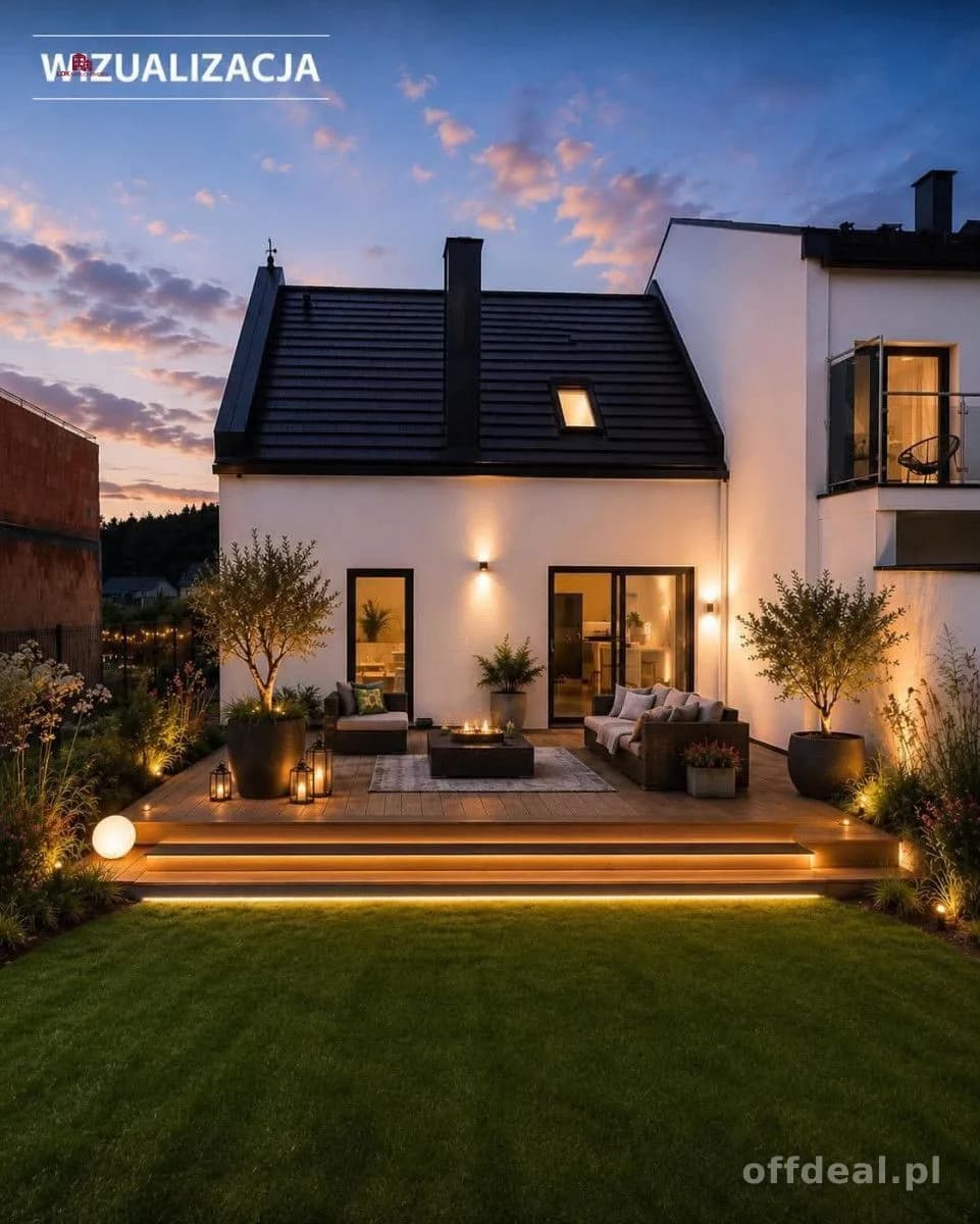 WYSOKI SALON 6 m | działka 409 m² - Płoty