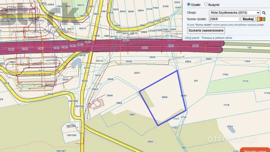 plot for sale in Wola Szydłowiecka | 25,454 m²