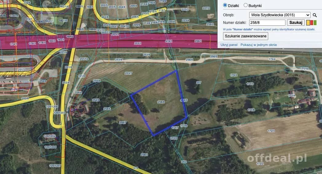 plot for sale in Wola Szydłowiecka | 25,454 m²