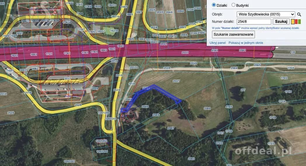 plot for sale in Wola Szydłowiecka | 25,454 m²