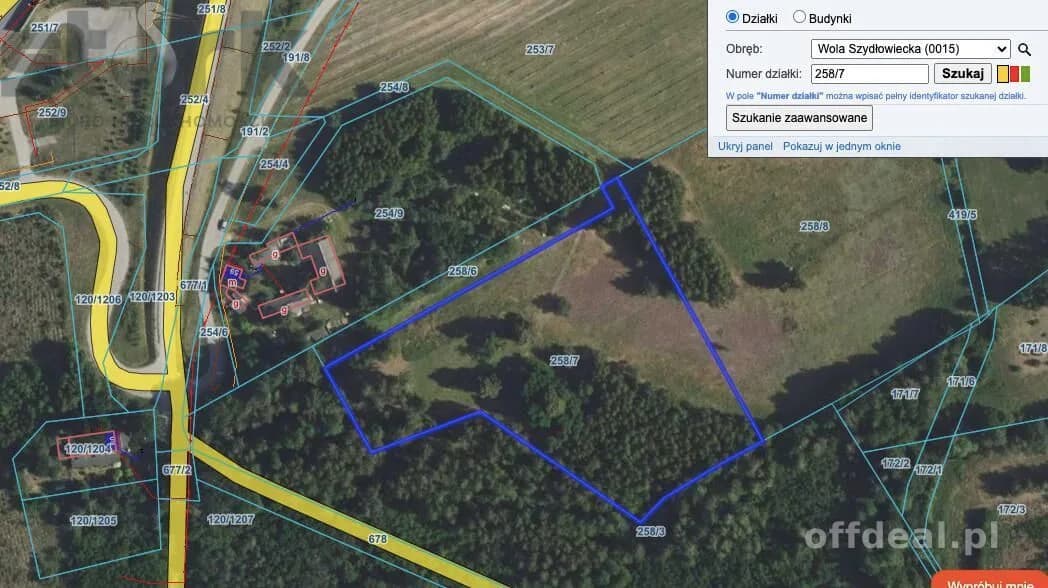 plot for sale in Wola Szydłowiecka | 25,454 m²
