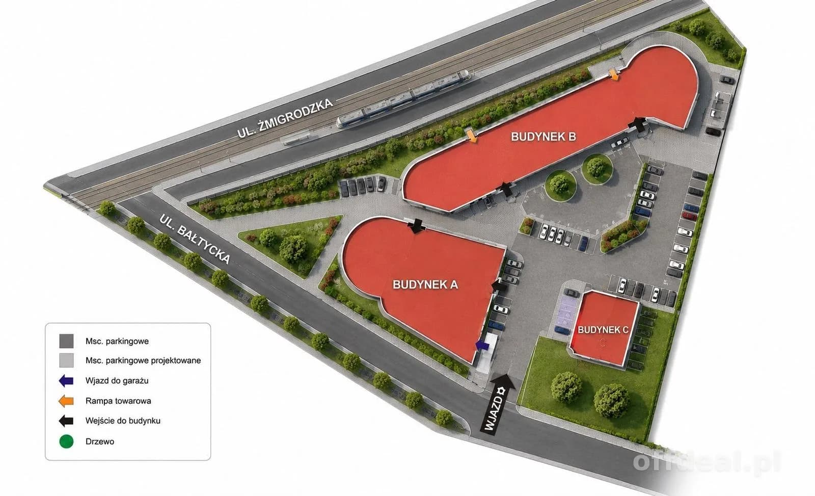 bien commercial à vendre à Wrocław, Psie Pole, Różanka | 487,1 m²