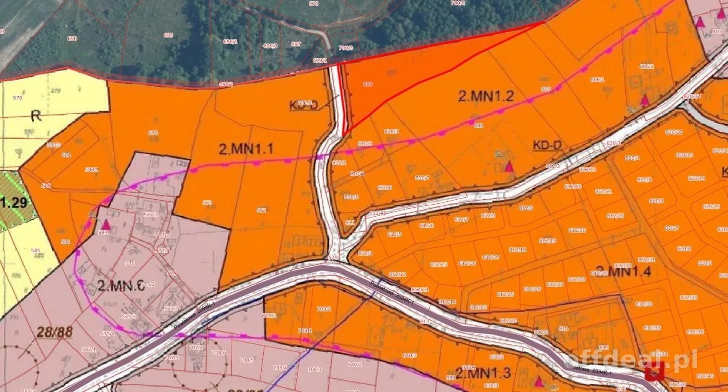 Bratucice 56ar działka budowlana Rzezawa