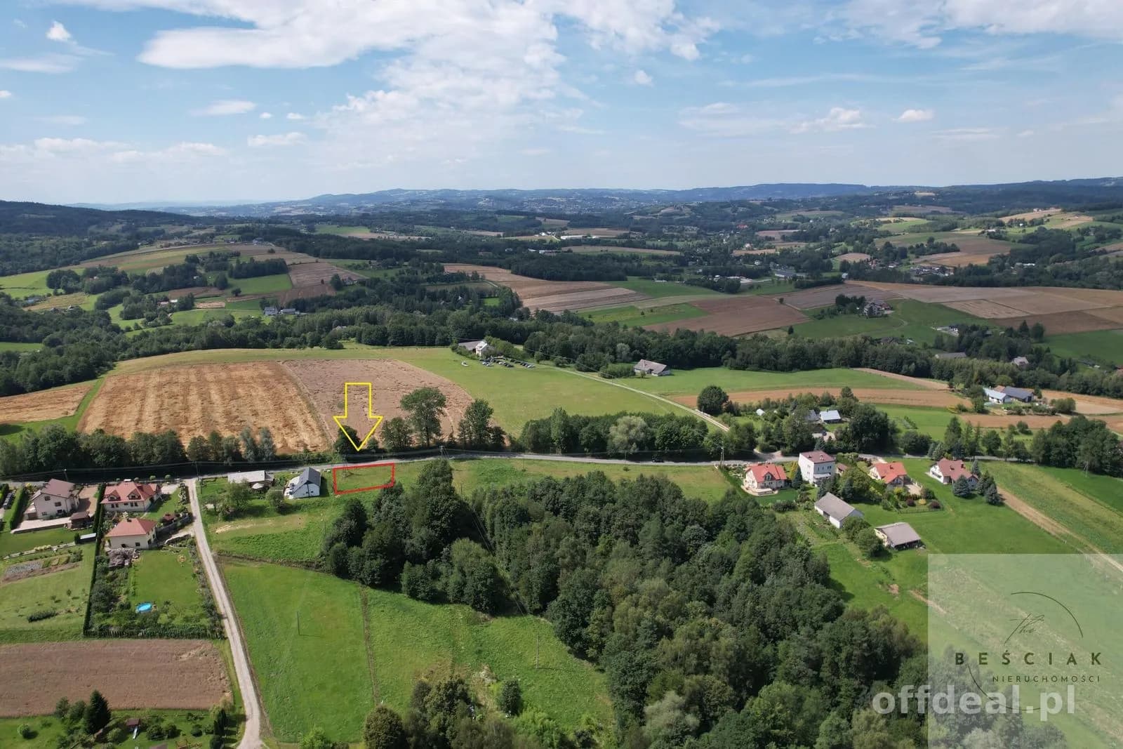 🌿 Na sprzedaż działka pod budowę – Ryglice, ul. 11 Listopada