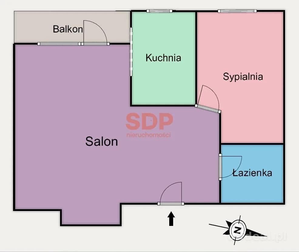 appartement à vendre à Łódź, Śródmieście | 2 pièces | 43,53 m²