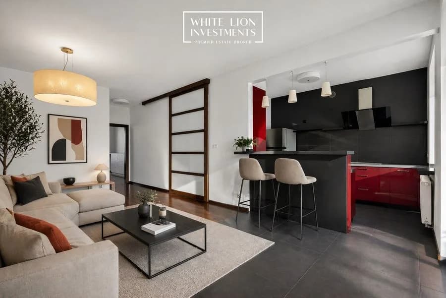 Przestronny 4-pok. apartament Sarmacka/Klimczaka