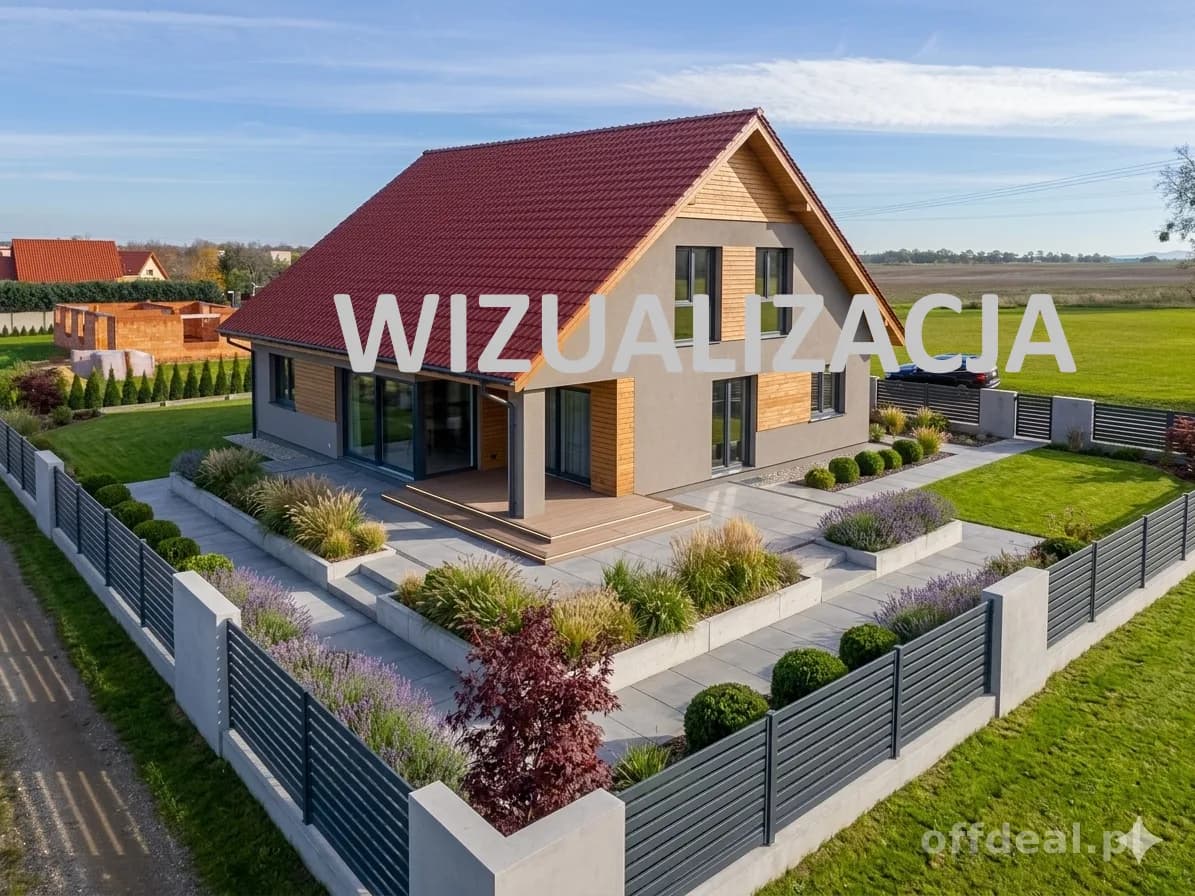 Dom przy Rubinowej - dom wolnostojący - z widokiem na Ślężę