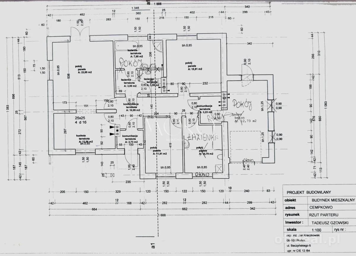 будинок на продаж у Cempkowo | 5-кімн. | 121,85 m²
